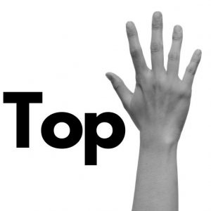 Word top and high five hand for top 5 to know about drug test