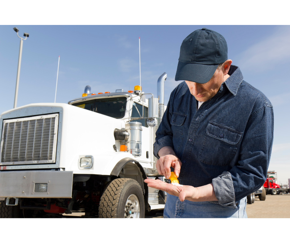 truck driver taking pills by truck requires return to duty drug testing